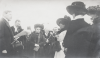 Mayor of Falmouth, Joseph Grose and E.E. Armitage, Falmouth Town Clerk, photograph, 13.5 x 22.5 cms.