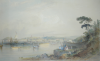 Philp, James George (1816-1885): Visit of Queen Victoria to Falmouth 1 September 1843, lithographer: Picken. A, lithograph, 36.5 x 52 cms.