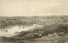 Unknown artist: Truro and Neighbourhood, lithograph, 41.4 x 56.3 cms.