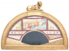Newton, J.: Neo-classical fan design after Guido's Aurora, signed and dated 1802 (dated September), gouache on vellum, 43.5 x 61 cms.