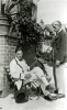 Unknown artist (19th century): Photograph of Alfred A. De Pass with his son John and Crispin, photograph, 15 x 10.5 cms. Presented by Catherine Wallace.