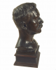 Pegram, Henry Alfred (1863-1937): Bust of Henry Scott Tuke RA RWS, signed and dated 1912, bronze, 50 cms high.