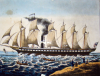 Unknown artist: The Great Britain, lithograph, 35 x 43.7 cms.