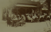 Unknown artist: Cafe at Gyllingdune Gardens, Princess Pavillions, publisher: E. A. Bragg, postcard, 8.7 x 13.9 cms.