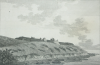 Pendennis Castle, N.West Aspect, Cornwall, engraver: Newton, J., publisher: Hooper, S., dated 1785 (published), engraving, 13.5 x 18.5 cms.