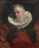 Tresidder, Hereward Hayes (1883-1950): Man in a Ruff, signed and dated 1903, oil on canvas, 61 x 50 cms. Presented to the Corporation of Falmouth in 1923 by Alfred A. de Pass, in memory of his sons.