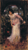 Waterhouse, John William RA (1849-1917): The Lady of Shalott - from the poem by Tennyson, oil on canvas, 121 x 69 cms. Presented to the Corporation of Falmouth in 1923 by Alfred A. de Pass, in memory of his sons. Picture adopted by Lynne and Louisa Brunton.