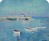 Osborn(e), William Evelyn (1868-1906): St Ives Pier (Smeaton's Pier), signed, inscribed Wm. E Osborn, oil on canvas, 51 x 61 cms. Presented by De Pass, Alfred A.