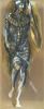 Burne-Jones, Sir Edward Coley ARA OWS (1833-1898): Study for the Knight, The Briar Rose Series, charcoal, chalk and gouache on paper adhered to canvas, 123 x 53 cms. Presented to the Corporation of Falmouth in 1923 by Alfred A. De Pass, in memory of his sons.