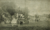 Scott, Samuel (1701/2-1772): The Capture of Porto Bella, engraver: Toms, W.H., engraving, 44.6 x 66.5cms. Presented in 1939 by Alfred A. de Pass.