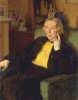 Bates, Leo Fison (1890-1957): Mrs Michael Trevethan, oil on canvas, 87 x 67.5 cms. Presented by Mrs M. Bates in 1985.