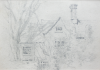 Martin, William A. (1899-1988): House (Cornwall), pencil, 12.7 x 18 cms. Presented by Moss, Ruth. Bequest.
