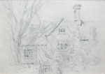 Martin, William A. (1899-1988): House (Cornwall), pencil, 12.7 x 18 cms. Presented by Moss, Ruth. Bequest.