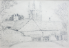 Martin, William A. (1899-1988): Perranwell Church, pencil, 12.9 x 18 cms. Presented by Moss, Ruth. Bequest.