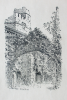Martin, William A. (1899-1988): Bridge and stone building, signed, relief print, 16.6 x 25.3 cms. Presented by Moss, Ruth. Bequest.