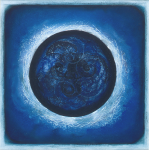 Beecroft, Jane (born 1949): Spiral Energies - the Eclipse of the Sun on 11 August 1999, signed, pastel, gouache and ink, 37.5 x 38 cms.