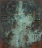 Duke, Harvey (born 1940): Bankours, mixed media on board, 80 x 65 cms. Presented by the artist.