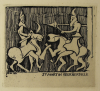 Williams, Marjorie (nee Murray 1880-1961): Two Horsemen fighting, from St. Martin Boscherville, Normandy, signed and dated 1921, inscribed 30 proofs 
