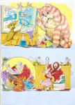 Firmin, Peter (1928-2018): Bagpuss Neptune - Artwork for Pippin Comic (right hand page), author: Postgate, Oliver, signed, watercolour and pencil and ink, 43 x 32.8 cms.