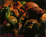Newton, Kenneth (1933-1984): Lemons, 1980, signed and dated 1980, oil on canvas, 20.5 x 25.4 cms. The Richard Harris Gift.