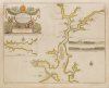 Unknown artist: Falmouth, dated 1693 (dated on reverse), inscribed Falmouth - To Sir Peter Killigrew, Baronet presented by Captain Grenville Collins (1693), engraving, 47 x 58 cms.