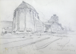 Williams, Marjorie (nee Murray 1880-1961): Sketchbook 1924, signed and dated 1924, pencil and charcoal, 15 x 12 cms. Presented by Mariella Fischer Williams MD in 2003.