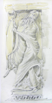 Williams, Marjorie (nee Murray 1880-1961): Sketchbook, dated 1950 - 1952, mixed media, 24 x 15 cms. Presented by Mariella Fischer Williams MD in 2003.