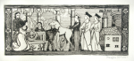 Williams, Marjorie (nee Murray 1880-1961): The nativity, signed, etching, 10 x 17.5 cms. Presented by Mariella Fischer Williams MD in 2003.