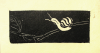 Williams, Marjorie (nee Murray 1880-1961): A Snail, signed, relief print, 17.5 x 10 cms. Presented by Mariella Fischer Williams MD in 2003.