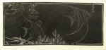 Williams, Marjorie (nee Murray 1880-1961): Angel Fish, signed, relief print, 11 x 22.8 cms. Presented by Mariella Fischer-Williams MD in 2003.