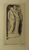 Williams, Marjorie (nee Murray 1880-1961): Demeter and Persephone, signed, etching, 17 x 10.4 cms. Presented by Mariella Fischer Williams MD in 2003.
