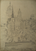 Williams, Marjorie (nee Murray 1880-1961): St Pauls, London, pencil on paper, 26 x 18 cms. Presented by Mariella Fischer Williams MD in 2003.