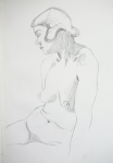 Williams, Marjorie (nee Murray 1880-1961): Sketchbook of life drawing, dated 1910 - 1911, mixed media, 19 x 29 cms. Presented by Mariella Fischer Williams MD in 2003.