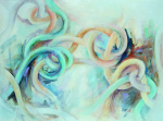 Gardner, Grace (1920-2013): No Exit, signed and dated 1978, acrylic on canvas, 76.5 x 101.5 cms. Grace Gardner gift 2004.