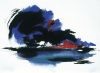 Ousey, Harry (1915-1985): Seascape, signed and dated 1969, watercolour and ink, 19 x 25.5 cms. Presented by Susan and Ronald Astles in 2004.