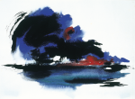 Ousey, Harry (1915-1985): Seascape, signed and dated 1969, watercolour and ink, 19 x 25.5 cms. Presented by Susan and Ronald Astles in 2004.