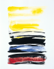 Ousey, Harry (1915-1985): Sunset over beach, signed and dated 1966, watercolour and ink, 51 x 37.7 cms. Presented by Susan and Ronald Astles in 2004.