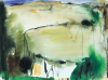 Ousey, Harry (1915-1985): Abstract, signed and dated 1972, watercolour and ink, 24 x 31.5 cms. Presented by Susan and Ronald Astles in 2004.