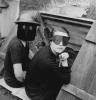 Miller, Lee (1907-1977): Fire Masks, inscribed Lee Miller Archives stamp, photograph, 38.8 x 29.9 cms. Purchased with grant aid from the Esmee Fairbairn Foundation in 2004. © Lee Miller Archive. All rights reserved.