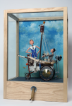 Newstead, Keith (1956 - 2020): Man Ray and Ady Fidelin, automaton, 74.3 x 53 x 37 cms. Commissioned in 2004 with grant aid from the Esmee Fairbairn Foundation.