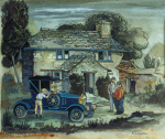 Watson, Keith Lovet (1929-2017): A Farm near Boscastle, signed, watercolour, gouache and ink, 20.2 x 27.3 cms. Presented by the artist in 2004.