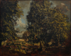 Newton, Kenneth (1933-1984): Study - Nailbourne Spring Stream, oil on canvas, 71 x 76 cms. Presented by The Richard Harris Gift.