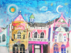 Tate, Christopher James: Municipal Buildings - Falmouth Art Gallery, mixed media with inks, 55 x 73cms.