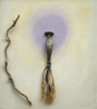 Gardner, Grace (1920-2013): Fertility Fetish, signed, oil on canvas with mixed media, 45.5 x 40.8 cms. Presented by Gardner, Grace.