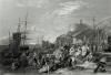 Turner, Joseph Mallord William RA (1775-1851): St. Mawes, Cornwall, engraver: Kernot, James Harfield, publisher: Heath, Charles and Jennings, Robert, dated 1830, Line engraving, Part X No.3, R247, Image size: 164 x 238mm,  Plate mark size: 257 x 313mm,  Sheet size: 443 x 611mm.