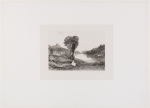 Turner, Joseph Mallord William RA (1775-1851): Trematon Castle, Cornwall, engraver: Wallis, Richard, printer: Heath, Charles and Jennings, Robert, inscribed Trematon Castle, R. Wallis, 3295 in pencil, line engraving, Part 10 No.1, R246, Image size: 168 x 236mm,  Plate mark size: 240 x 315mm,  Sheet size: 394 x 560mm.