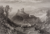 Turner, Joseph Mallord William RA (1775-1851): Okehampton, Devonshire, engraver: Willmore, James Tibbitts, publisher: Heath, Charles and Jennings, Robert , inscribed Okehampton in pencil, Line Engraving, Part V, No.2, R226, Image size: 167 x 241mm,  Plate mark size: 253 x 317mm,  Sheet size: 397 x 549mm.