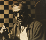 Lanyon, Andrew (born 1947): Portrait of Man Ray, signed and dated 1964, photograph, 39 x 49 cms.