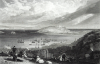 Turner, Joseph Mallord William RA (1775-1851): Falmouth Harbour, Cornwall, engraver: Cooke, William Bernard, publisher: Murray, John, dated 1816, Line engraving, Part VI, R98, Image size: 157 x 239mm ,  Plate mark size: 229 x 304mm,  Sheet size: 282 x 424mm.