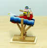 Markey, Peter (1930-2016): The Rower, signed, automaton, 14.5 cms high. Presented by Hine Downing, Solicitors.